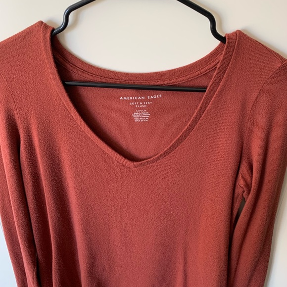 ⚠️2 for 10⚠️ American Eagle Orange Sweater - Picture 4 of 4